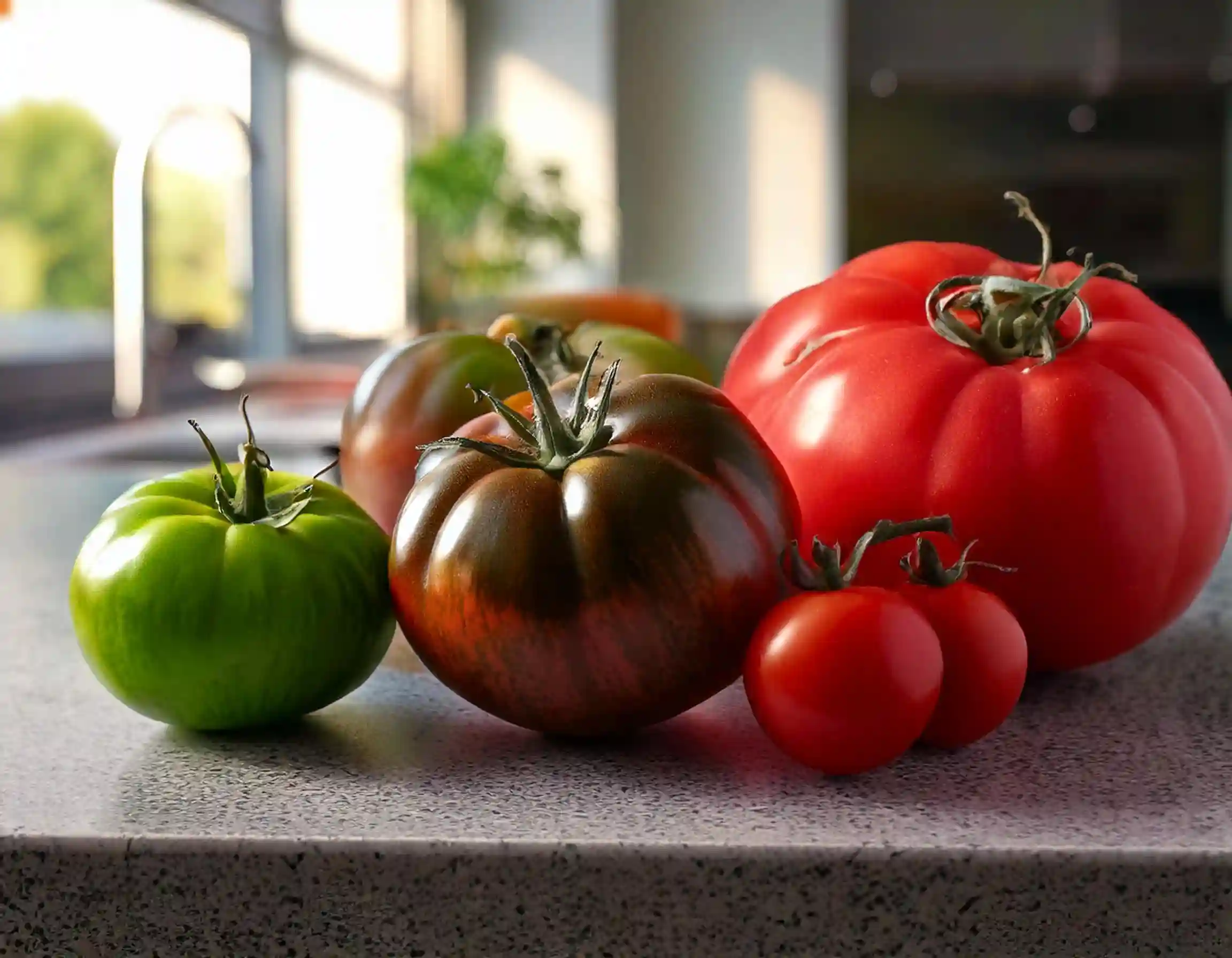 différentes variétés de tomates
